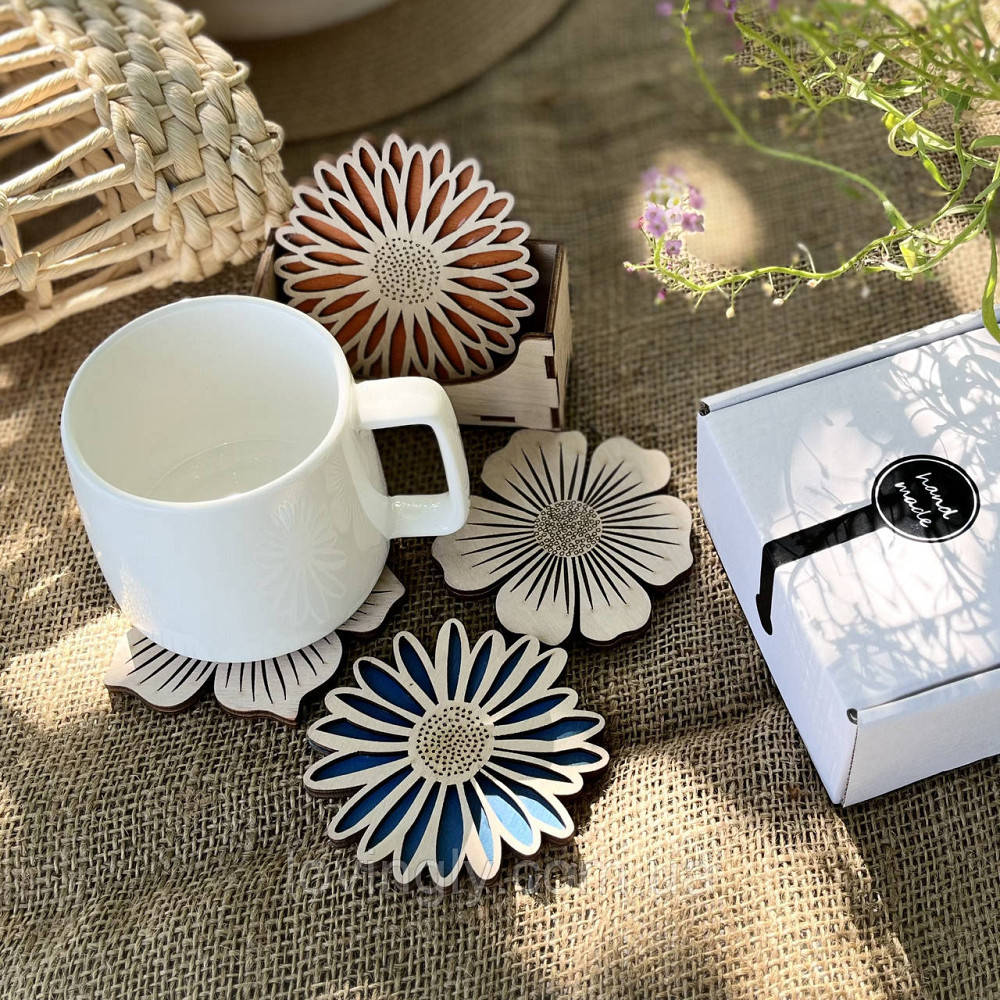 Подарочный набор подставок в органайзере 