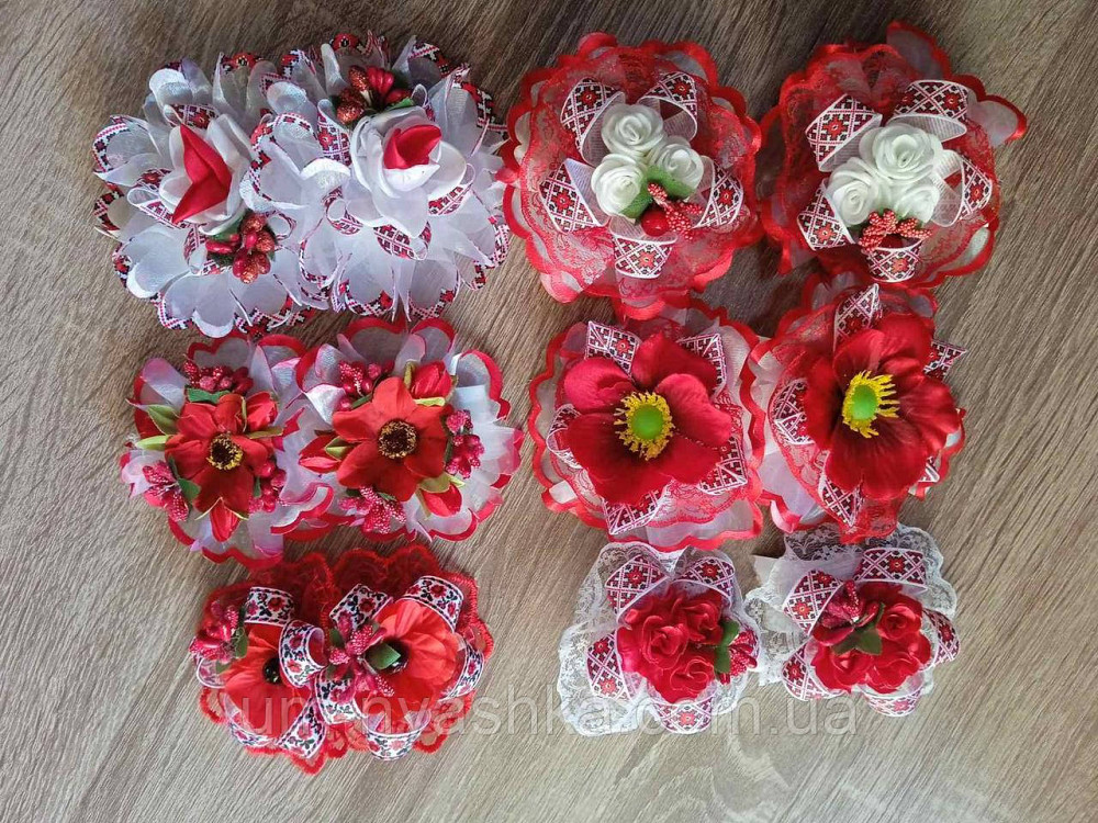 Бантики украинские на резинке 9 см Кривой Рог - изображение 1