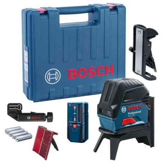 Лазерный нивелир Bosch GCL 2-50 Professional с приемником LR 6, держателями RM 1 и BM 3, кейс Киев