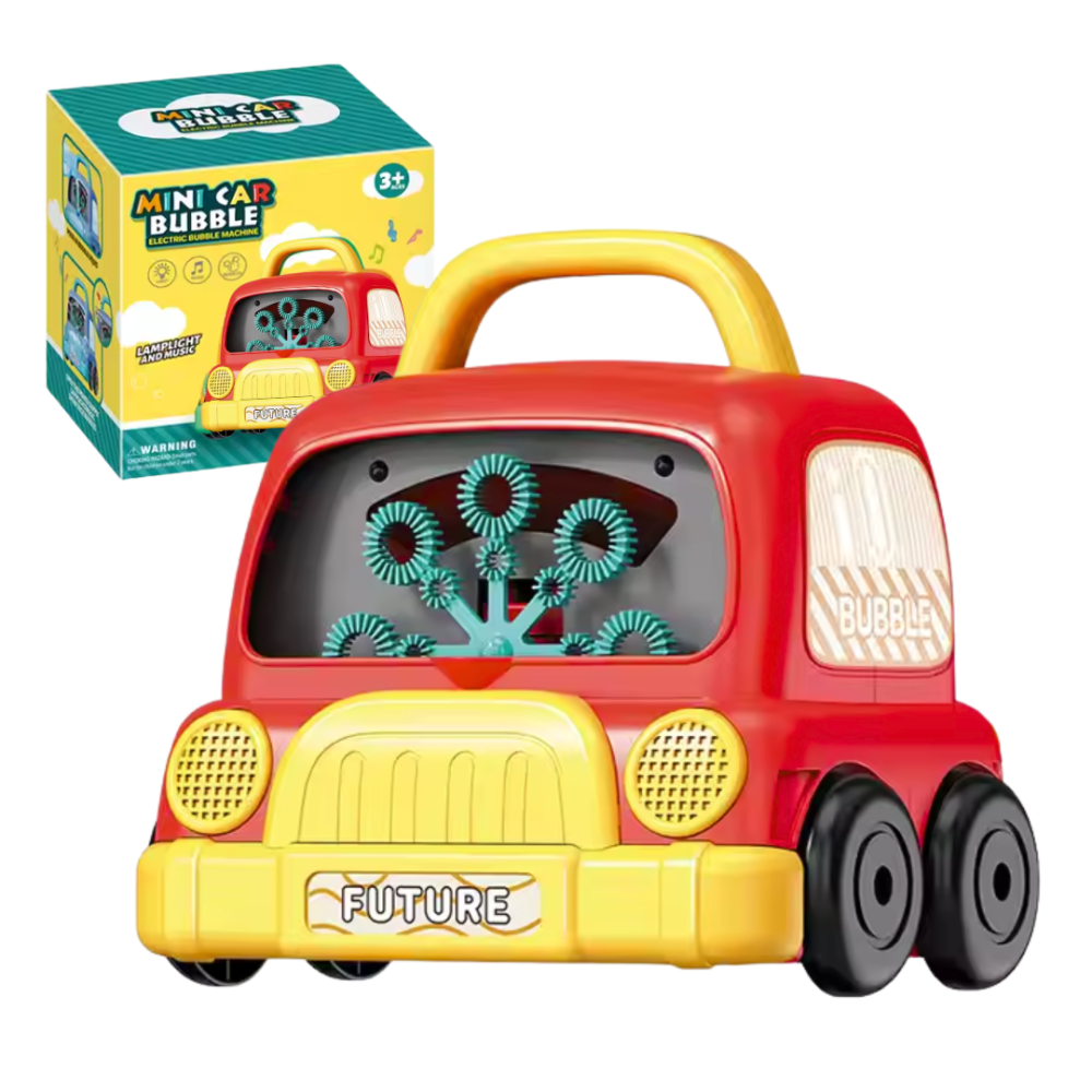 Генератор мильних бульбашок на батарейках, бульбашкова машина для дітей з підсвічуванням, Червоний Кам'янець-Подільський - фото 2