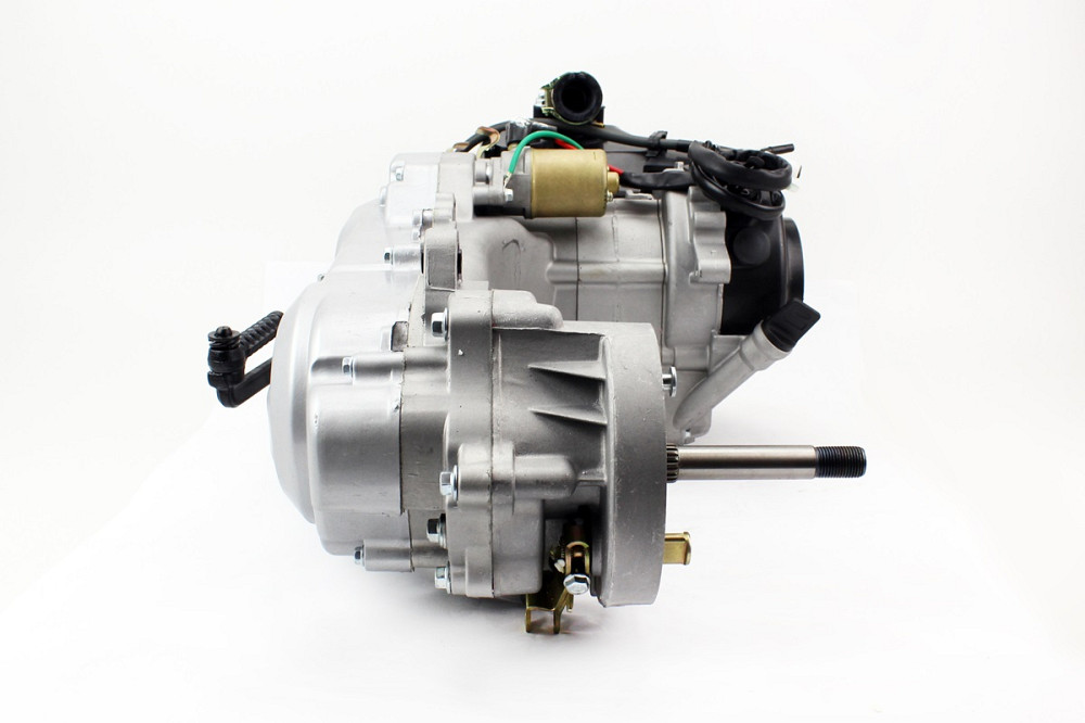 Двигун скутерний в зборі 4Т-80куб (довгий варіатор, довгий вал) + карбюратор, комутатор, котушка запалювання, повітряний фільтр Київ - фото 4