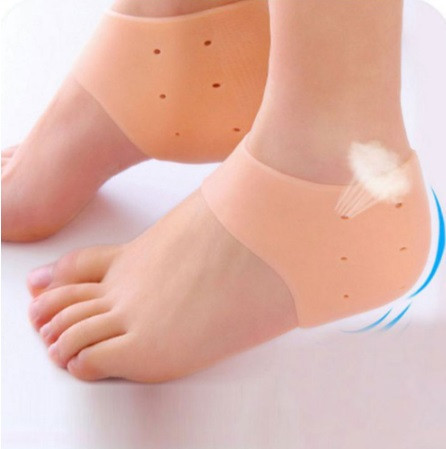 Фиксатор силиконовый для пятки (размер универсальный), пара, цвет телесный Киев - изображение 2