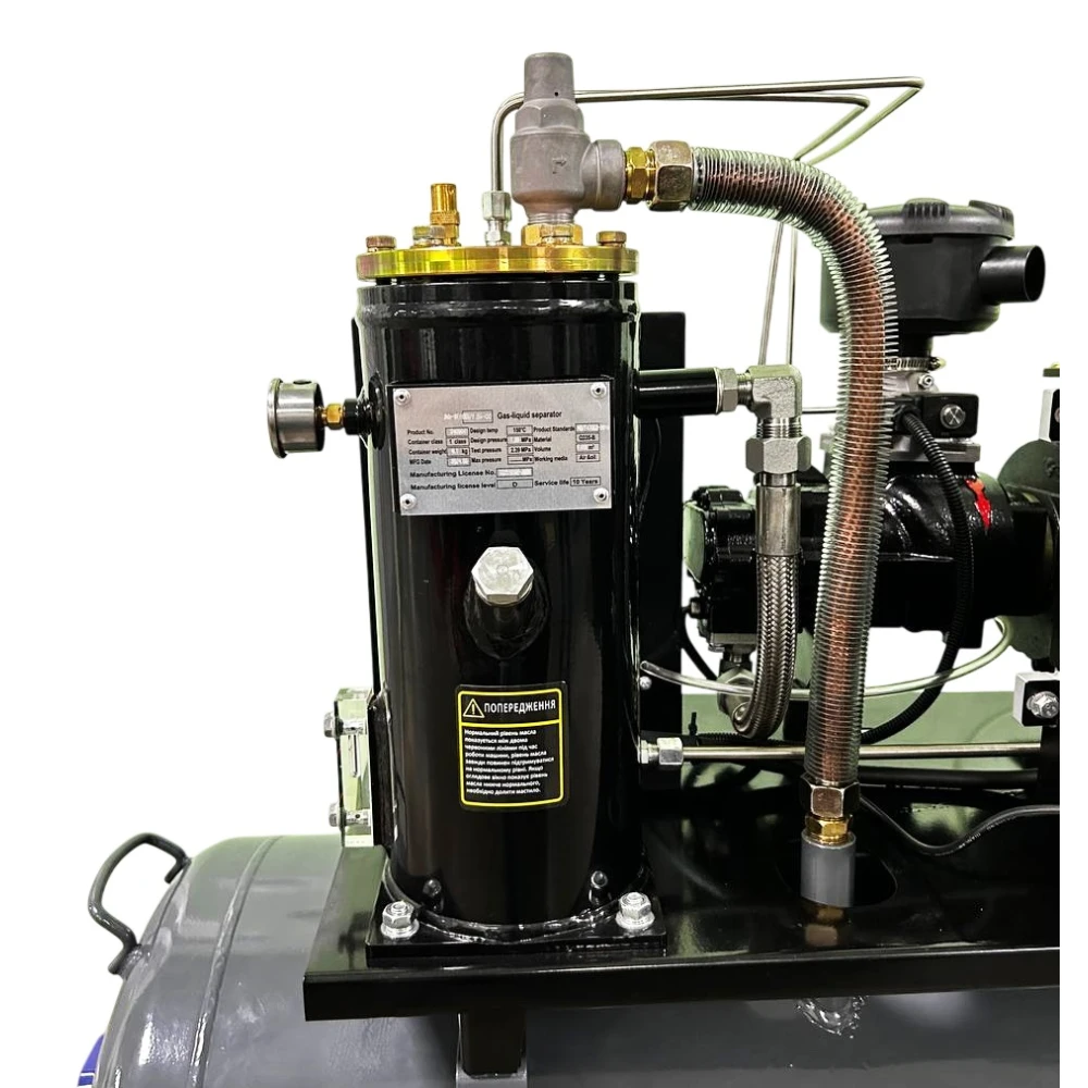 Гвинтовий повітряний компресор 200 л GTM DLG7.5V масляний 7.5 кВт (DLG7.5V) Київ - фото 3
