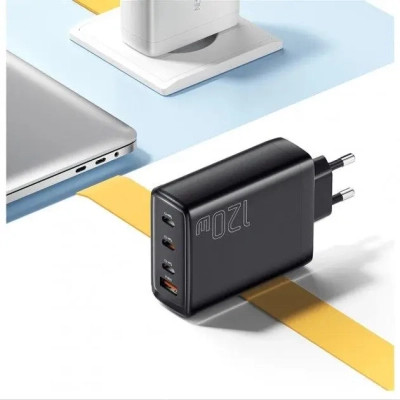 Зарядний пристрій Essager 3xUSB-C + 1xUSB 120W GaN (ECT3CA-JZB01-Z) Вінниця - фото 5