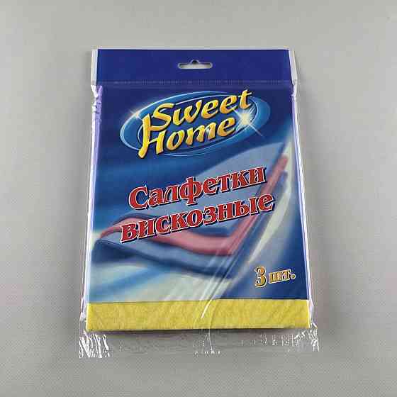 Cалфетки традиционные вискозные (Зшт) Sweet Home (1 пачка) Харків