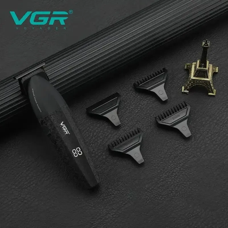 Професійний тример VGR V-640T Black: керамічні леза, DLC-покриття, акумулятор 2000 мАг, до 240 хв роботи Одеса - фото 5