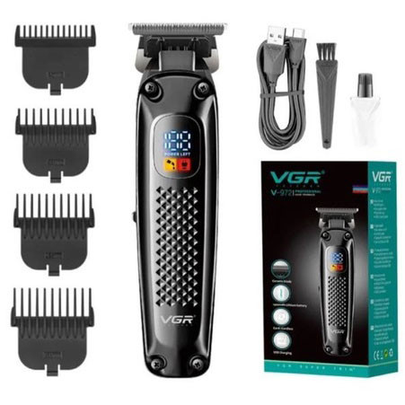 Машинка для стрижки волосся з акумулятором VGR V-972, Акумуляторний універсальний тример для стрижки PI-14 Івано-Франківськ - фото 7