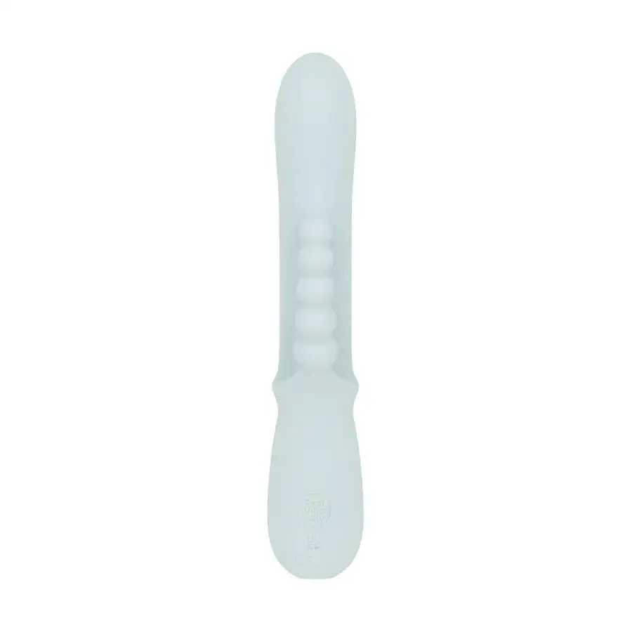 Тройной вибратор Good Vibes Only – SAGE Triple Stimulation Vibe Soft Silicone – Blue, манящее движение Львов - изображение 3