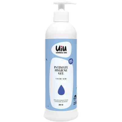 Гель для интимной гигиены UIU с молочной кислотой 300 мл (4820152332905) Винница