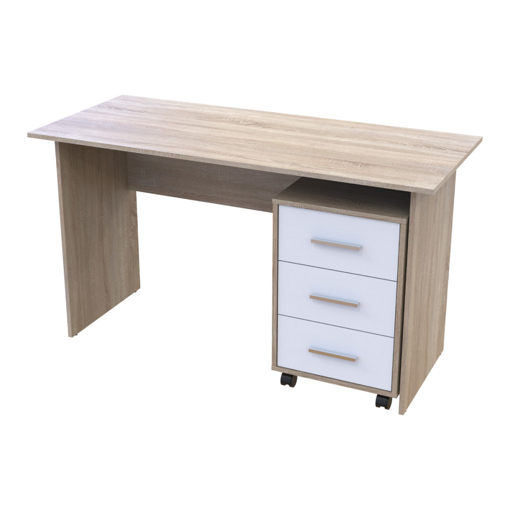 Офісний стіл Doros Т3 120х60х78 см Дуб cонома/Білий (DRS-011314) Львів - фото 3