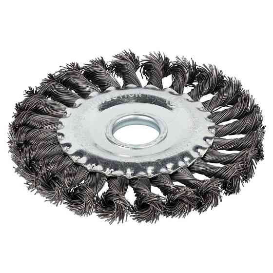 Grad Щетка проволочная дискообразная Ø125мм Ø22.2мм (стальная витая) GRAD (9038125) Коломия