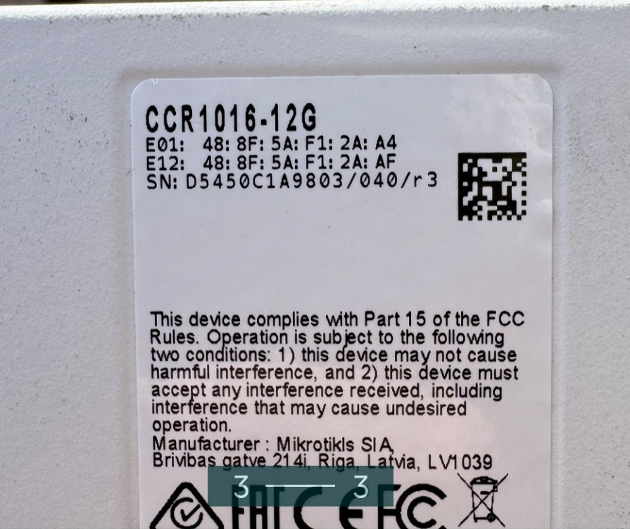 Маршрутизатор (Роутер) Mikrotik CCR1016-12G. Київ - фото 3