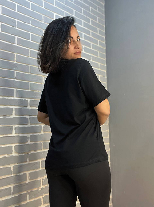 Футболка женская Pepper&mint BX24-34 с вышивкой красное сердце черная, черный, L Киев - изображение 18