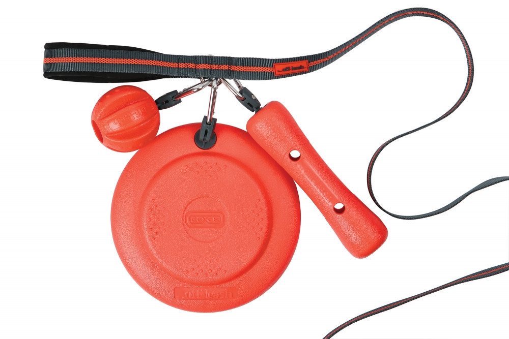 Міцна іграшка для собак фрисбі — літальна тарілка з карабіном Dexas Off-Leash Frisbee Flyer (Дексас Оф Ліш) Запоріжжя - фото 4
