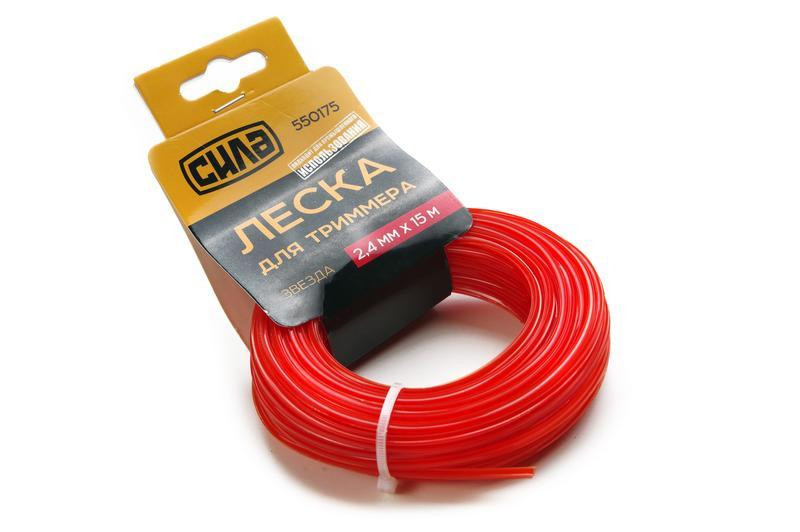 Ліска для тримера 2.4мм зірка 15м Харків - фото 1