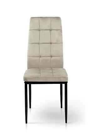 Стілець Айс, чорний/велюр пісочний Киев