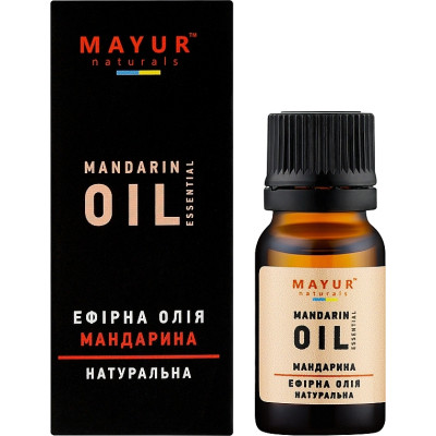Эфирное масло Mayur Мандарина 10 мл (4820230951974) Винница - изображение 2