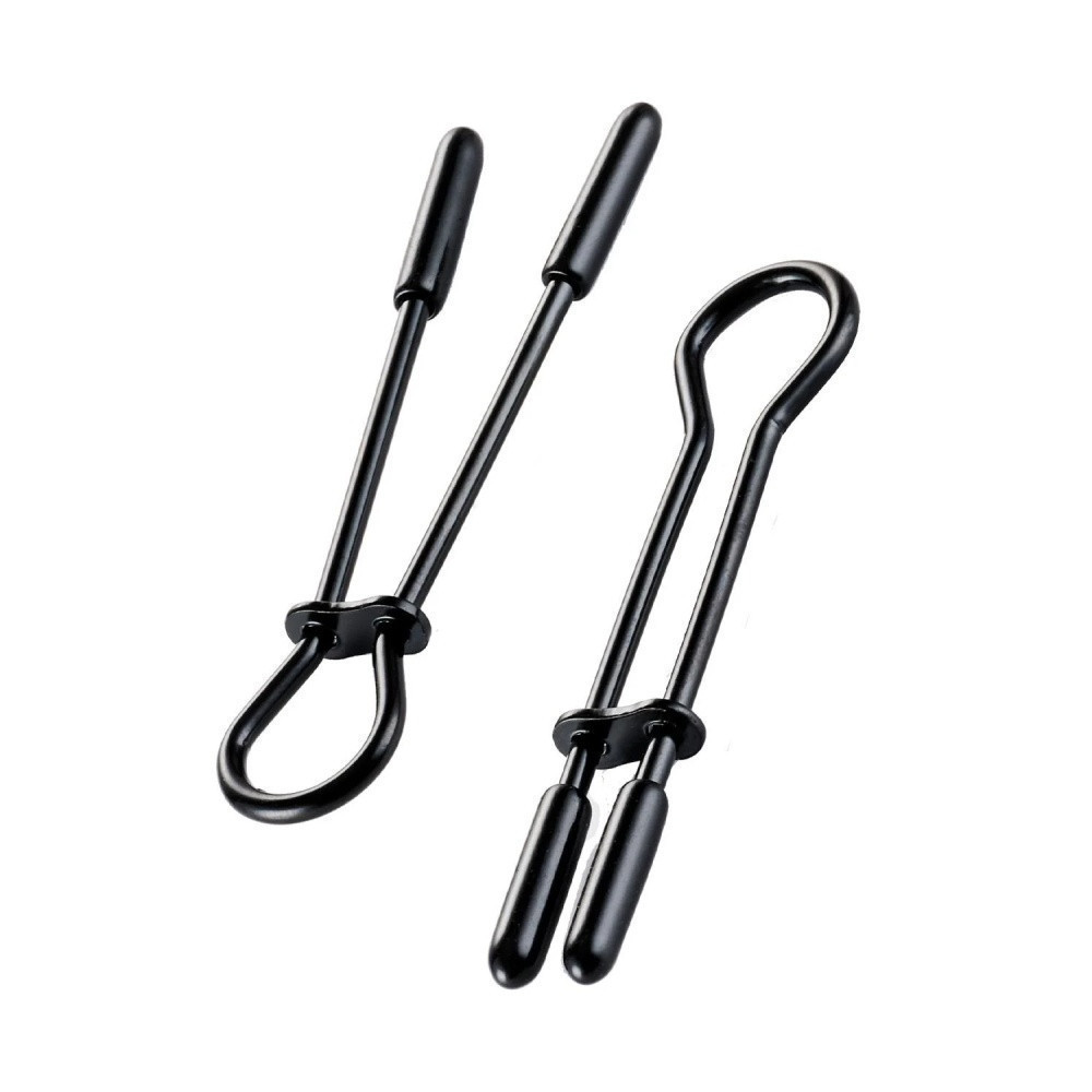 Затискачі для сосків Guilty Pleasure Tassel Tease Clamps, чорно-золоті Sex Aura Київ - фото 4