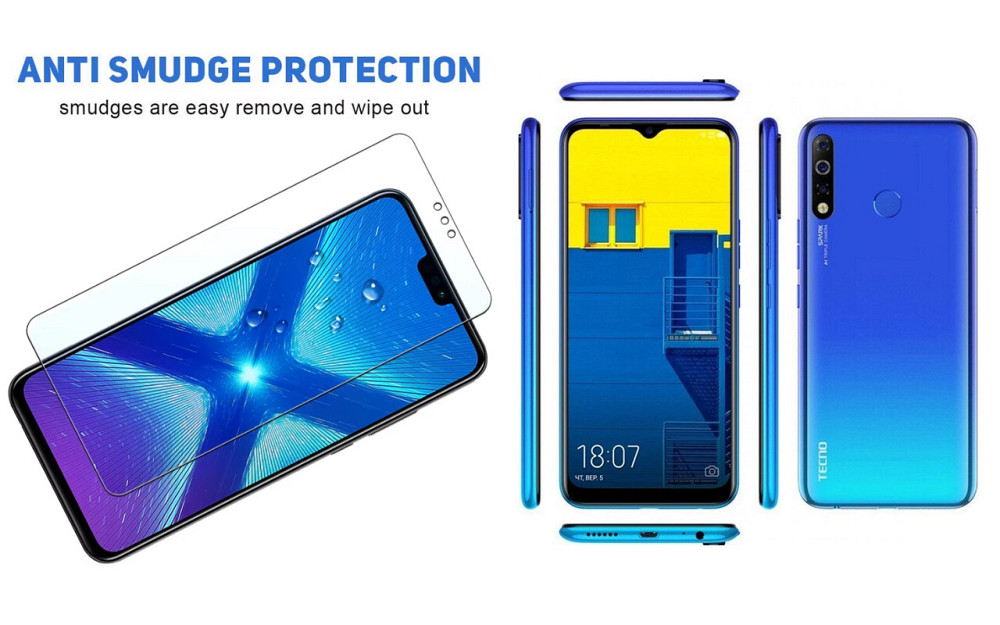 Защитное стекло NeoGlass для TECNO Spark (KC8) – ультрапрозрачное и устойчивое Киев - изображение 3