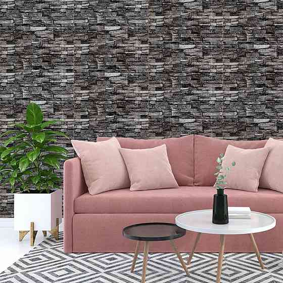 Декоративна сіра панель під цеглу Київ