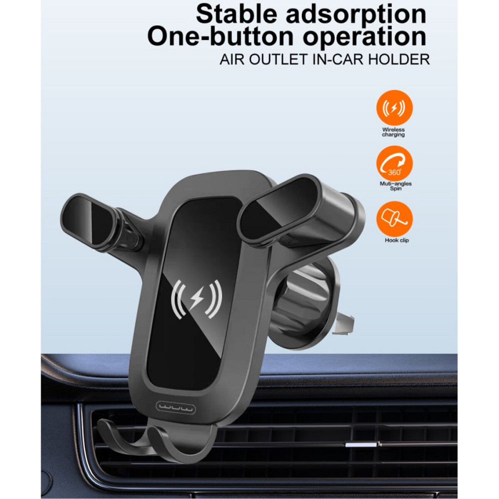 Автотримач для телефону WUW-Z29 black (6972573336258) Киев - изображение 2