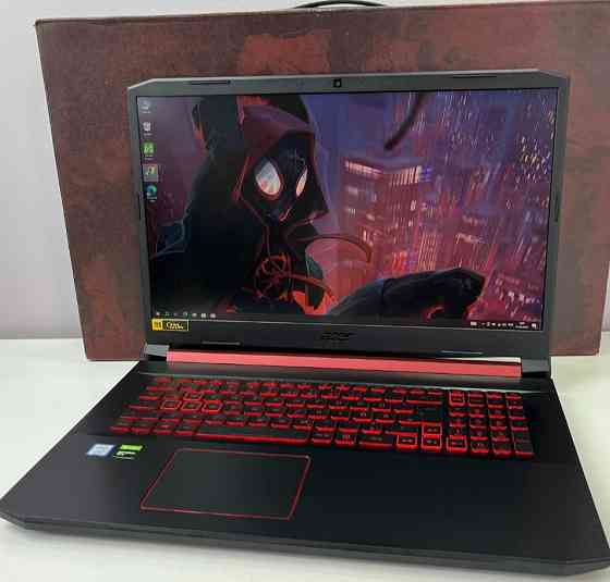 Ноутбук: Acer Nitro 5 17.3" 120 Hz. i7-9750H GTX 1650 4Gb. RAM 8Gb. SSD 512Gb. Харків