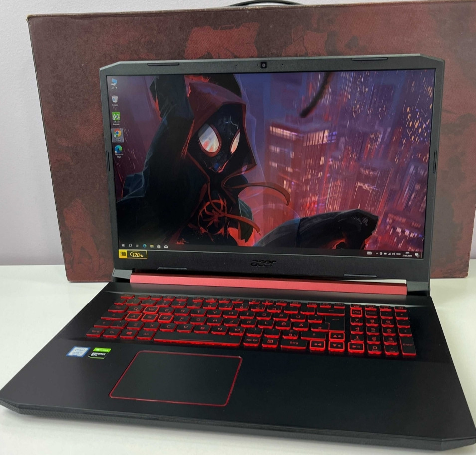 Ноутбук: Acer Nitro 5 17.3" 120 Hz. i7-9750H GTX 1650 4Gb. RAM 8Gb. SSD 512Gb. Харків - фото 1