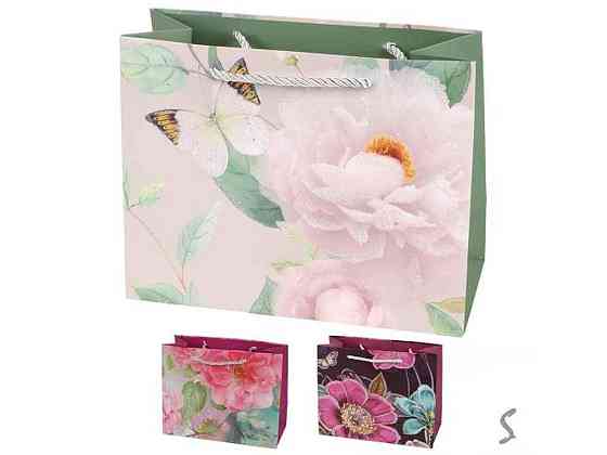 Пакет подарунковий S Flower waltz 18*23*10см R91520-S ТМ STENSON Київ