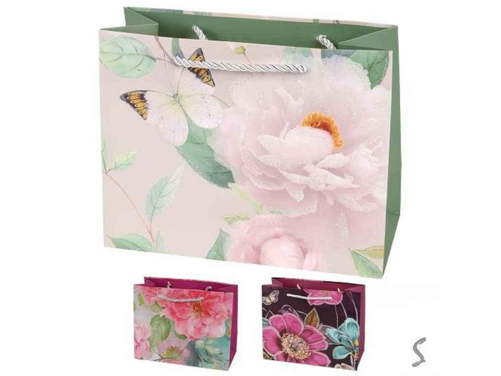 Пакет подарунковий S Flower waltz 18*23*10см R91520-S ТМ STENSON Київ - фото 1