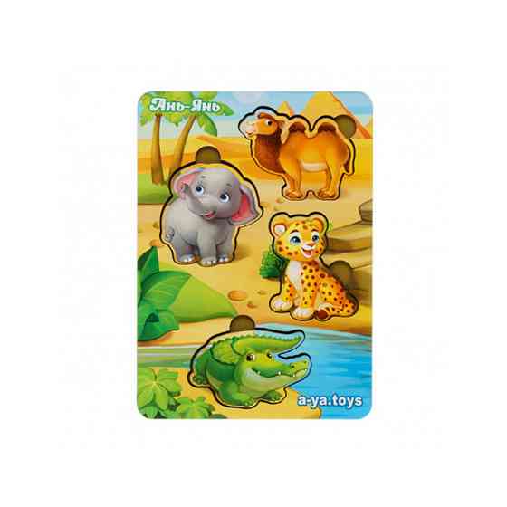 Деревянный пазл-вкладыш 