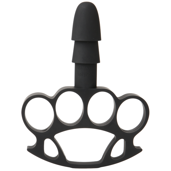 Держатель-кастет Doc Johnson с креплением Vac-U-Lock - Knuckle Up для игрушек Sex Aura Киев - изображение 1