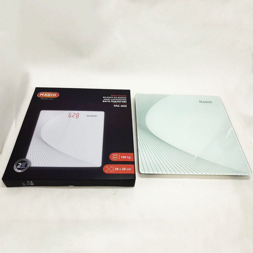 Весы напольные электронные стекло Magio MG-800, Весы для взвешивания людей, Весы RA-576 бытовые напольные Киев - изображение 8
