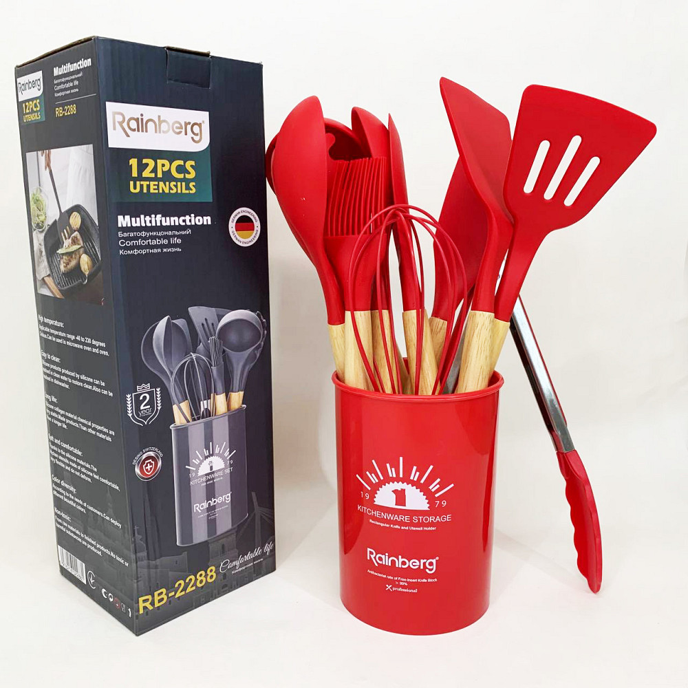 Набор кухонный на стойке, Подарочный набор кухонной утвари кухонного инвентаря VW-97 Львов - изображение 1