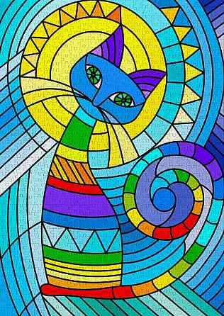 Пазл Декоративний кіт - Ornamental Cat (Enjoy-2121) Киев