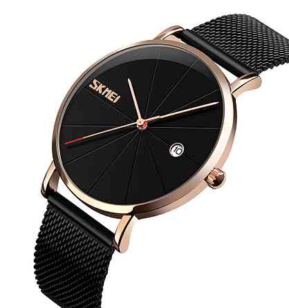 Оригинальные мужские часы Skmei 9183 Tiger Black gold Винница