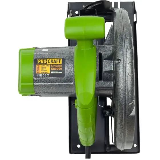Циркулярна пила 255 мм Procraft  KR3000,Дискова пила циркулярна 3000 Вт 3500 об / хв,Ручні дискові пили Львів