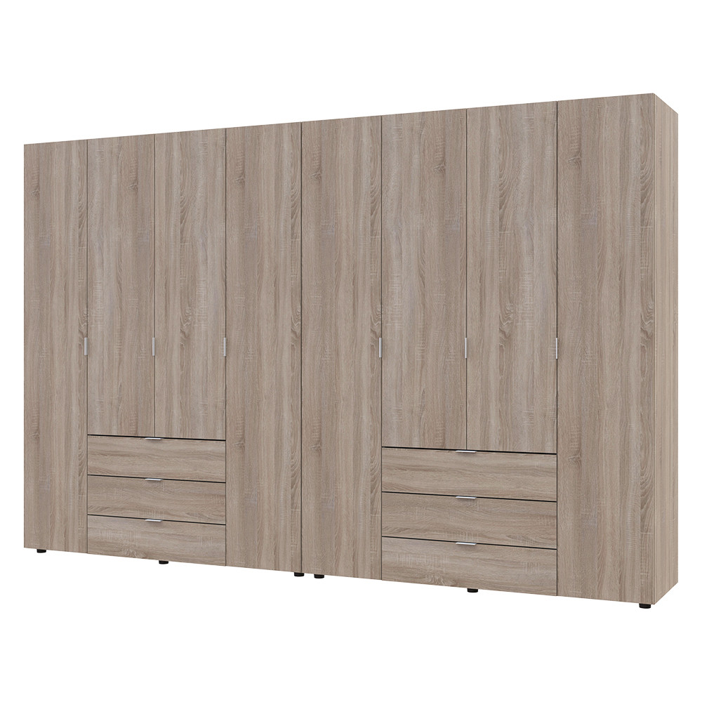 Комплект шаф для одягу Doros Гелар (2 шт.) 310х49,5х203,4 см Дуб сонома (DRS-011114) Львів - фото 1