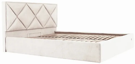 Ліжко Двоспальне Leeds Standart 160 х 190 см Місті Milk Бежевий Київ