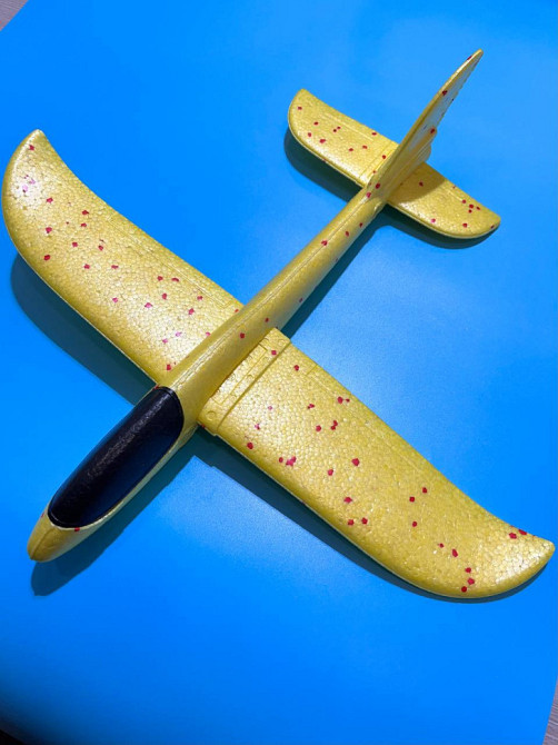 Дитячий метальний літак-планер C28006(Yellow) довжина 24 см Вінниця - фото 4