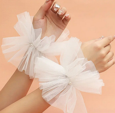 Манжети жіночі жабо білі Київ - фото 2