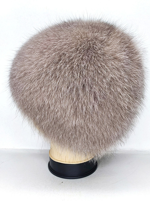 Шапка зимняя меховая женская сноп Анастасия Какао Харьков - изображение 5