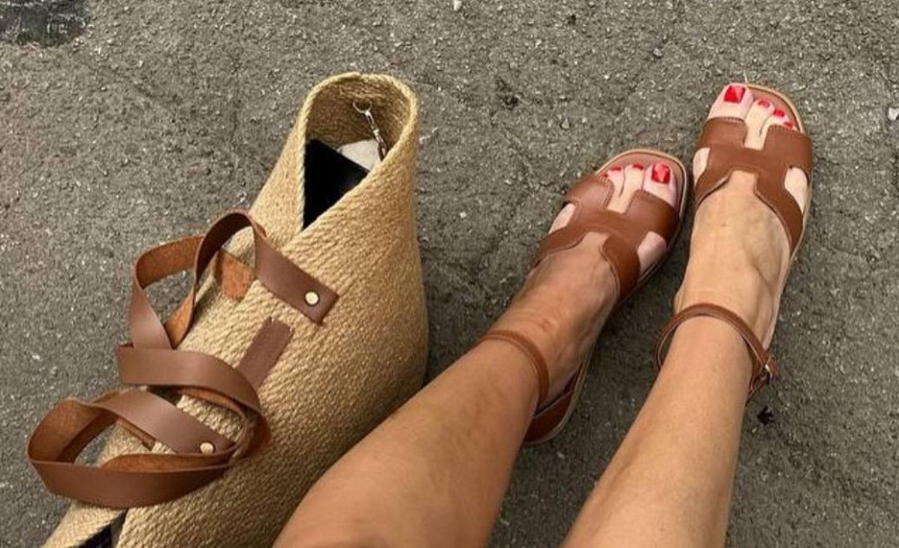 Dino Vittorio Босоніжки жіночі коричневі Dino Vittorio 112, натуральна шкіра / Зручні босоніжки Коломия - фото 8