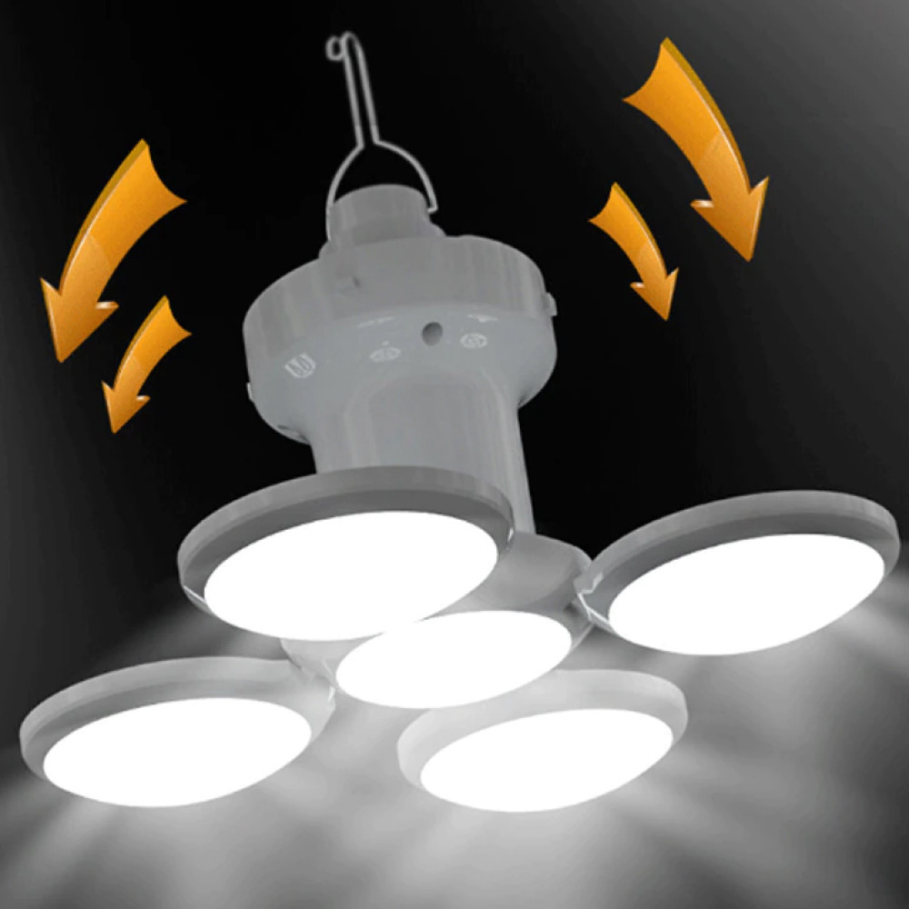 Кемпінговий ліхтар акумуляторний 5W, BL-2029 / Розкладна лампа для кемпінгу / Підвісний ліхтар Київ - фото 7