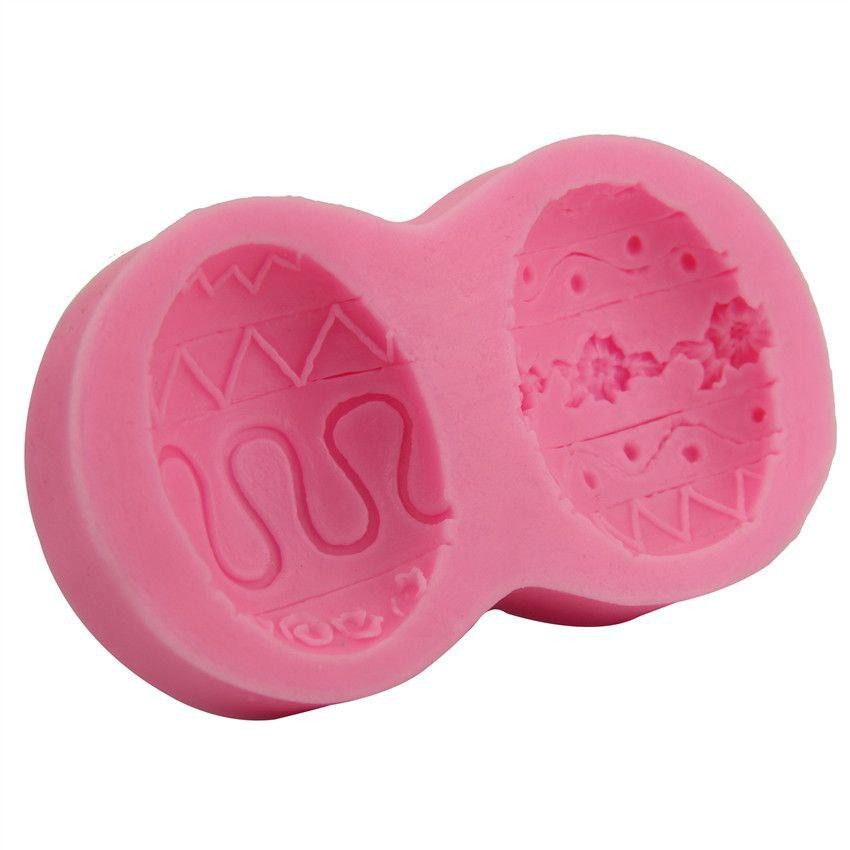 Молд силиконовый Пасхальное яйцо 105 на 58 мм розовый Киев - изображение 7