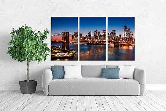 Модульная картина в гостиную / спальню   Америка     ART-261_3A 100х150 см Киев