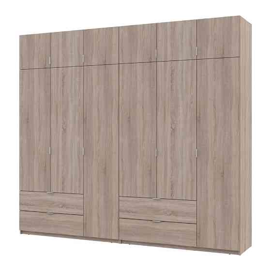 Шкаф для одежды Doros Лукас Дуб сонома 3+3 ДСП 270х50х240 DRS-011705 (42005115) Львов