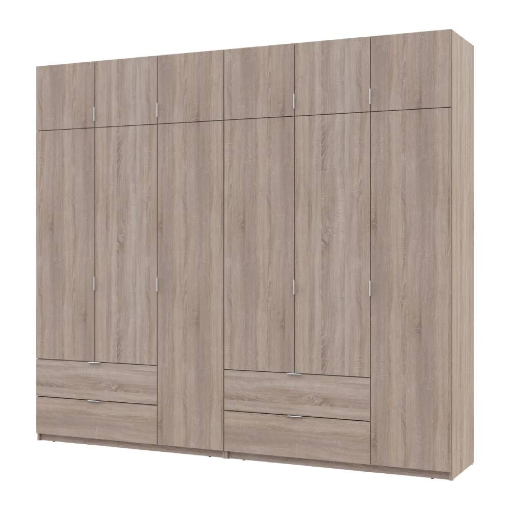 Шафа для одягу Doros Лукас Дуб сонома 3+3 ДСП 270х50х240 DRS-011705 (42005115) Львів - фото 5