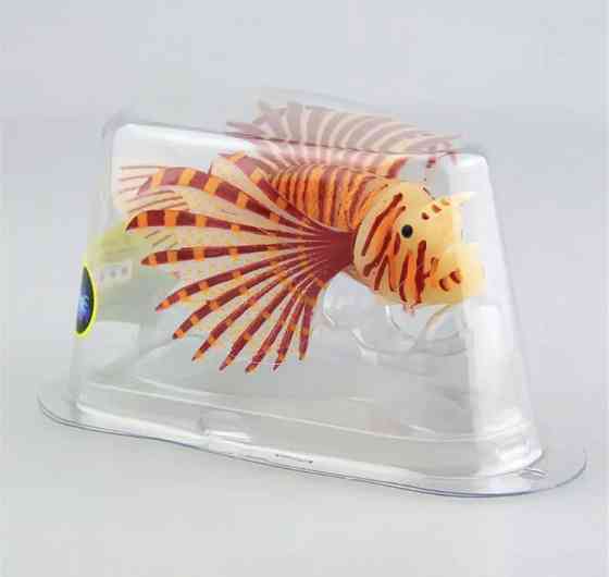 Штучна рибка Крилатка силіконова та люмінісцентна 10 на 7 см коричневий Київ