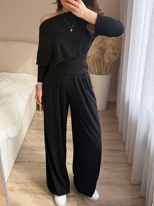 Женский стильный повседневный костюм двойка из вискозы Одесса - изображение 1