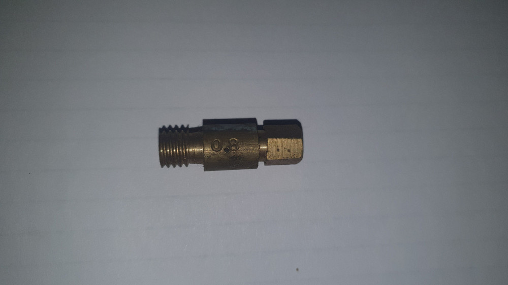 Сопло латунное М8х1.25. Диаметр отверстия - 1.2 мм. Харьков - изображение 1